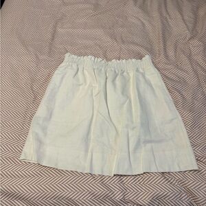 J. Crew Cream mini Skirt